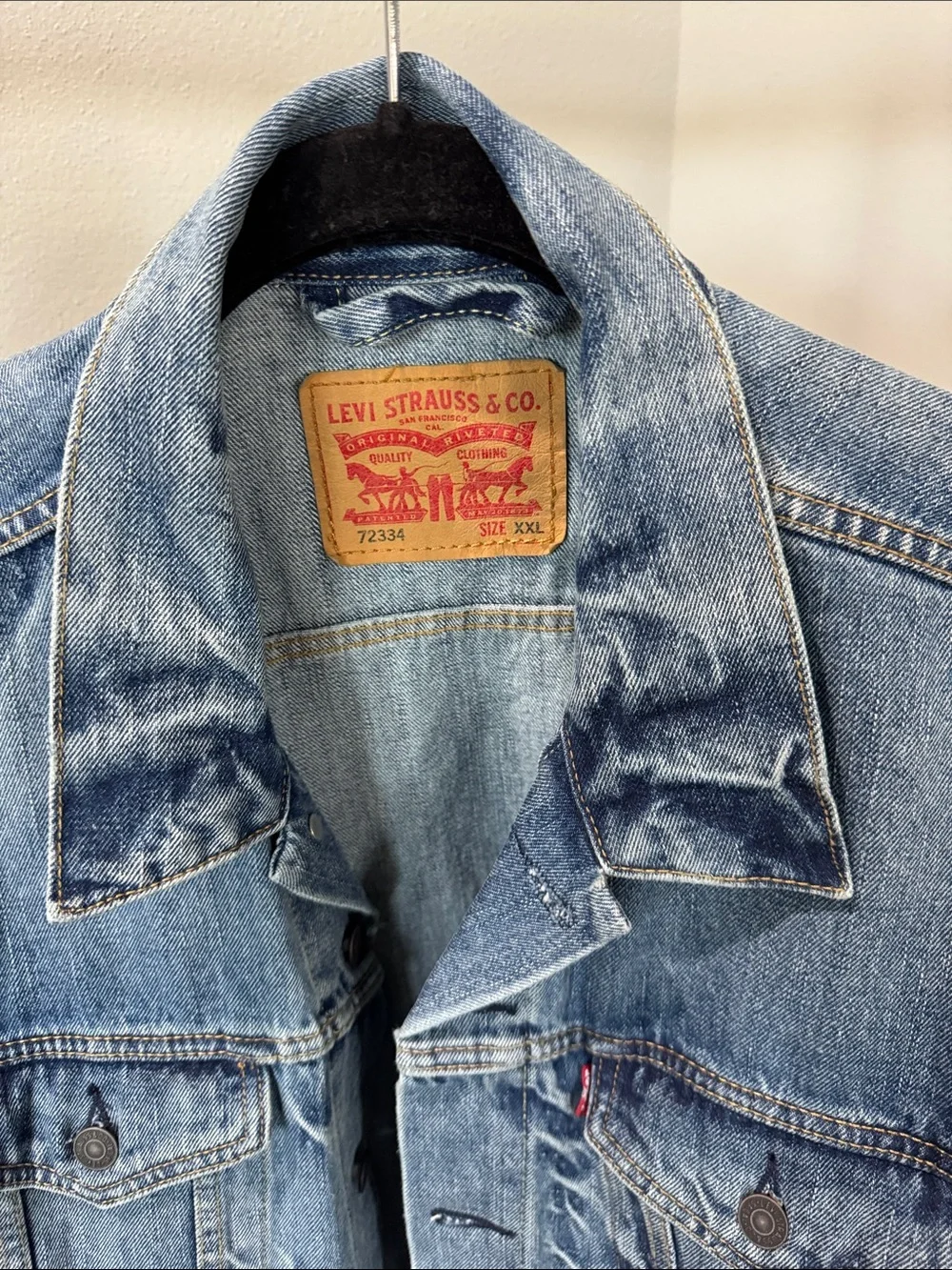 Men’s Levi's Light Blue Washed Denim Jacket